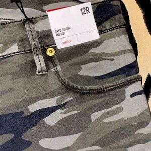 Express size 12 camo color jeans